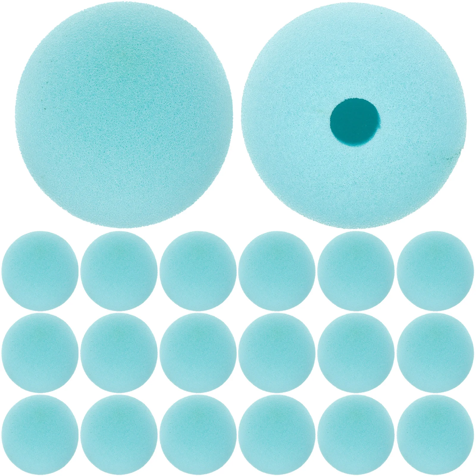 20 قطعة كرنفال العرض مهرج اكسسوارات الأنف تأثيري الدعامة استبدال زي الإسفنج