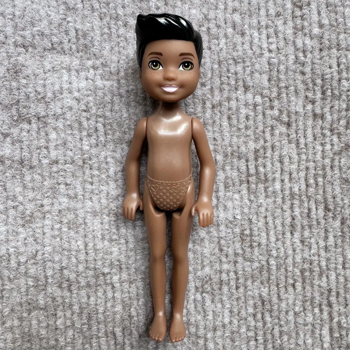 Mini Kelly de 13cm para niños y niñas, 5 pulgadas, piel ordinaria oscura, cuerpo desnudo, Bjd 1/12, juguetes para niños, regalos de cumpleaños