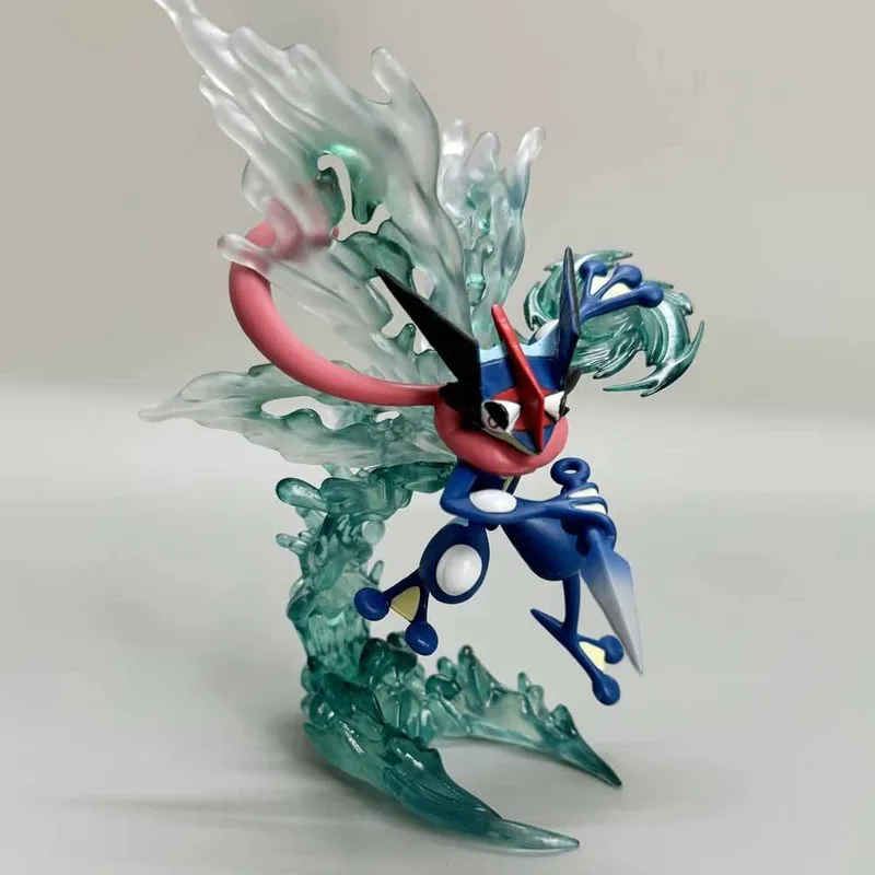 Hacke Pok é Mon Gk Jiahe Ninja Frog Move Art Gallery Pet Pok é Mon Q-Version Puppe handgemachte trendige Spielzeugkoffer Ornament Junge Geschenk