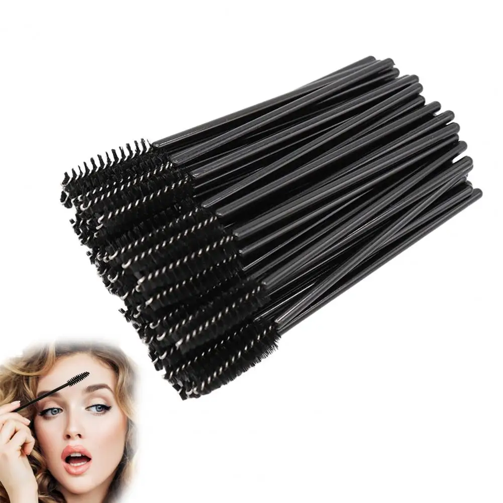 Wegwerp Mascara Wand Wegwerp Wimperborstelset voor Vrouwen 50 stuks Draagbare Mascara Wand Applicators Oog voor Professional