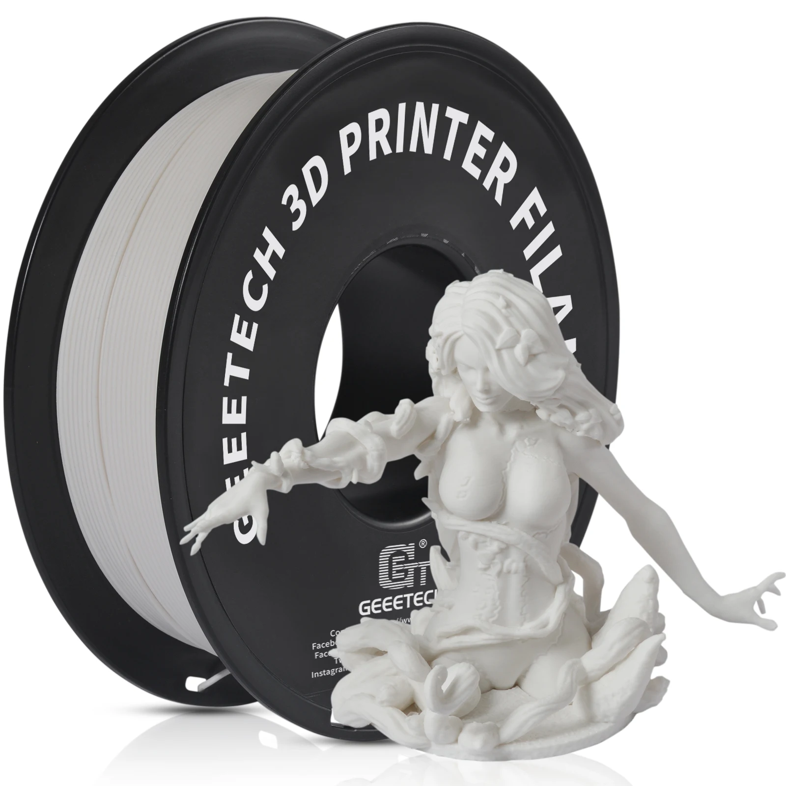 Geeetech 1kg 1.75mm Matte PLA 3D Printer Filament Vacuümverpakking Overzeese Magazijnen Een verscheidenheid aan kleuren Snel schip