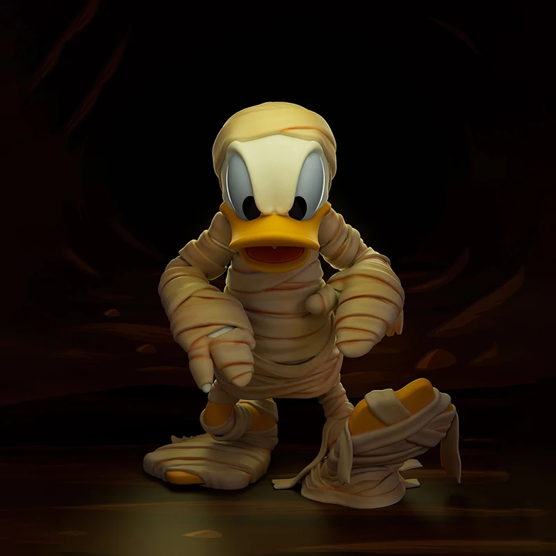 

Donald Duck Disney'S Halloween Limited Tide Play With Mickey Mummy Doll Cartoon Decor Toys Halloween Gift Pvc Statue Model