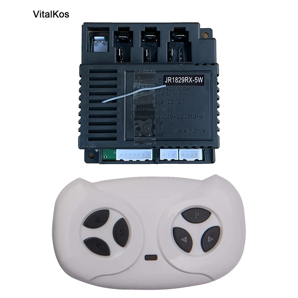 VitalKos-mando a distancia y receptor de coche eléctrico para niños, JR1829RX-5W, 12V, opcional, Bluetooth, piezas de repuesto