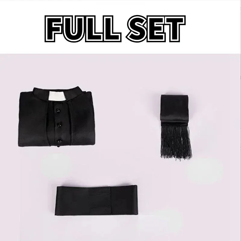 A Litter Of Bears Medieval Priest Costume Catholic Church Religious Roman Retro Pope Pastor Father Mass Missionary Rob 2025 New