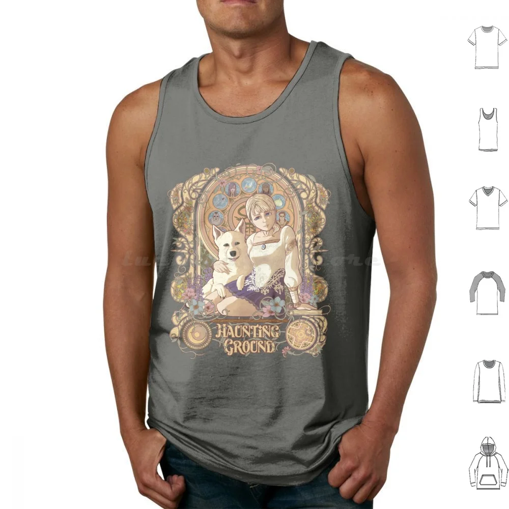 Haunting Ground Nouveau Tank Tops Vest Sleeveless Hauntingground Demento Fionabelli Hewie Horror Ps2 Clocktower Art Nouveau