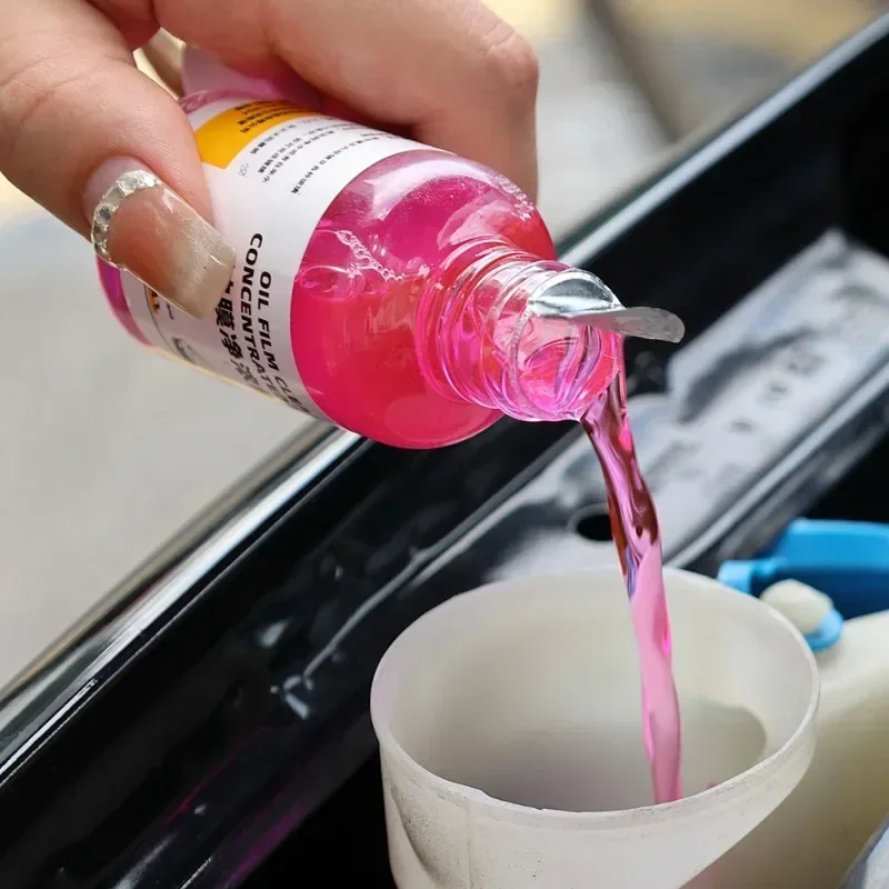 

Windshield Concentrated Car Glass Oil Film Remover Automotive Cleaner Front Windscreen Glass Oil Film Cleaner for Car Cleaning