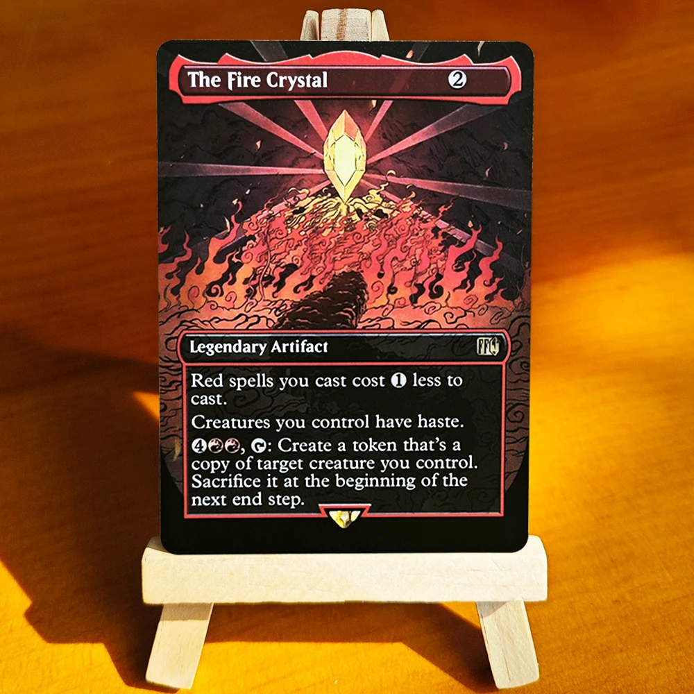 TCG Rare Exclusive Magical Game Holo Cards-The Fire/Darkness/Water/Wind/Earth Crystal