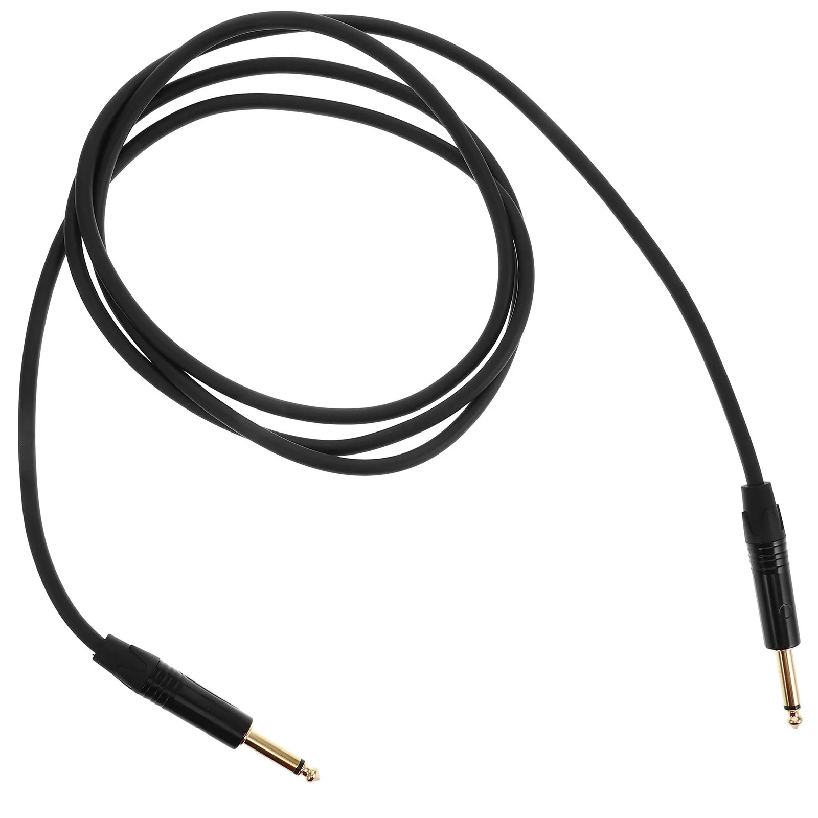 

Dual Shielded Instrument Cable Gold-Plated 1/4 2M 6.35Mm Pure Copper Audio Line For Electric Guitar Bass Amp Studio Stage