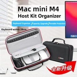 Update Protective Hard Case for Apple 2024 Mac Mini M4, Keyboard/Cable Organizer