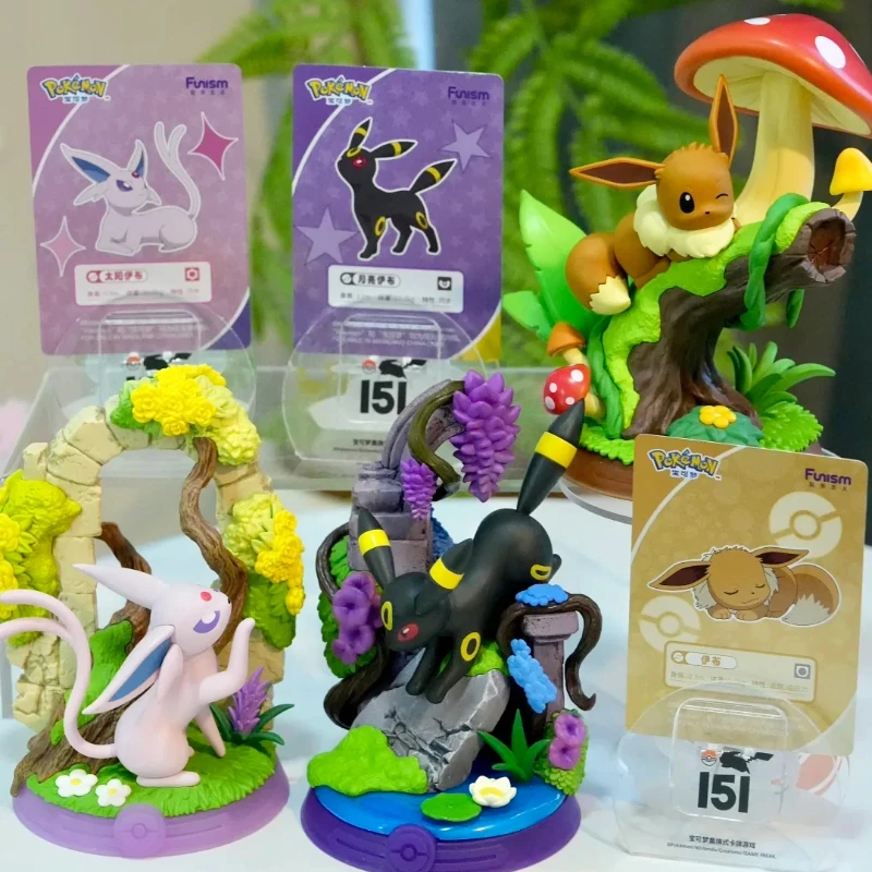 2026 Original Funism Pokemon Serie Eevee 3th Blind Box Anime Figure Doll Toy Desktop Decoration Model Festival Birthday Gift view 6