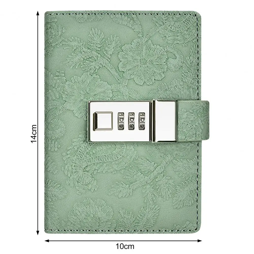 Planner Notebook With Digital Combination Lock Premium Thickened Paper Eye-Protection Journal Book Perfect Gift For Students