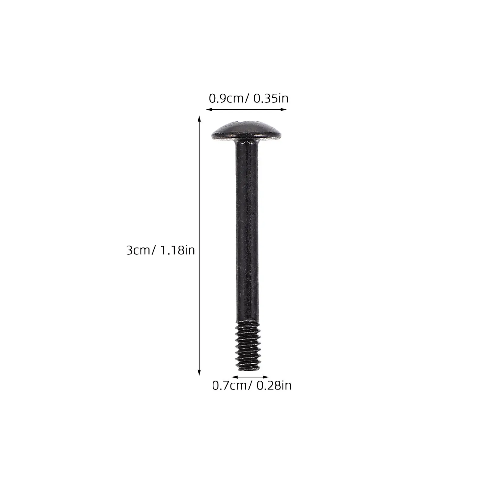 50Pcs Metal Fan Tapping Screw Round Head 30Mm Long for Computer Case Fans Premium Pc Case Cooler Fan Screw High Strength Design