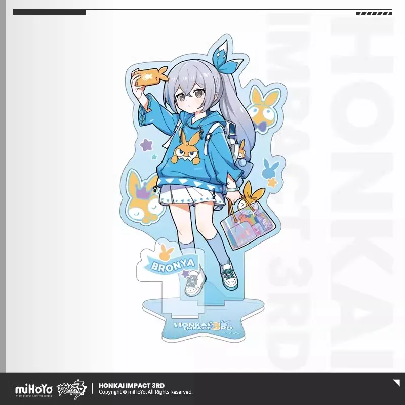 [Genuine] Anime Game Honkai Impact 3RD Elysia Paradise Series Acrylic Figures Kiana Seele Cosplay Stand-up Halloween Gifts