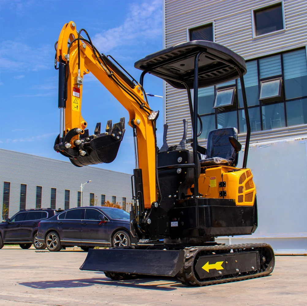 USA Local Pick Up 1.3Tons Mini Excavator Crawler Digger Small Excavator Chinese Manufacturer EPA Certified Factory Price