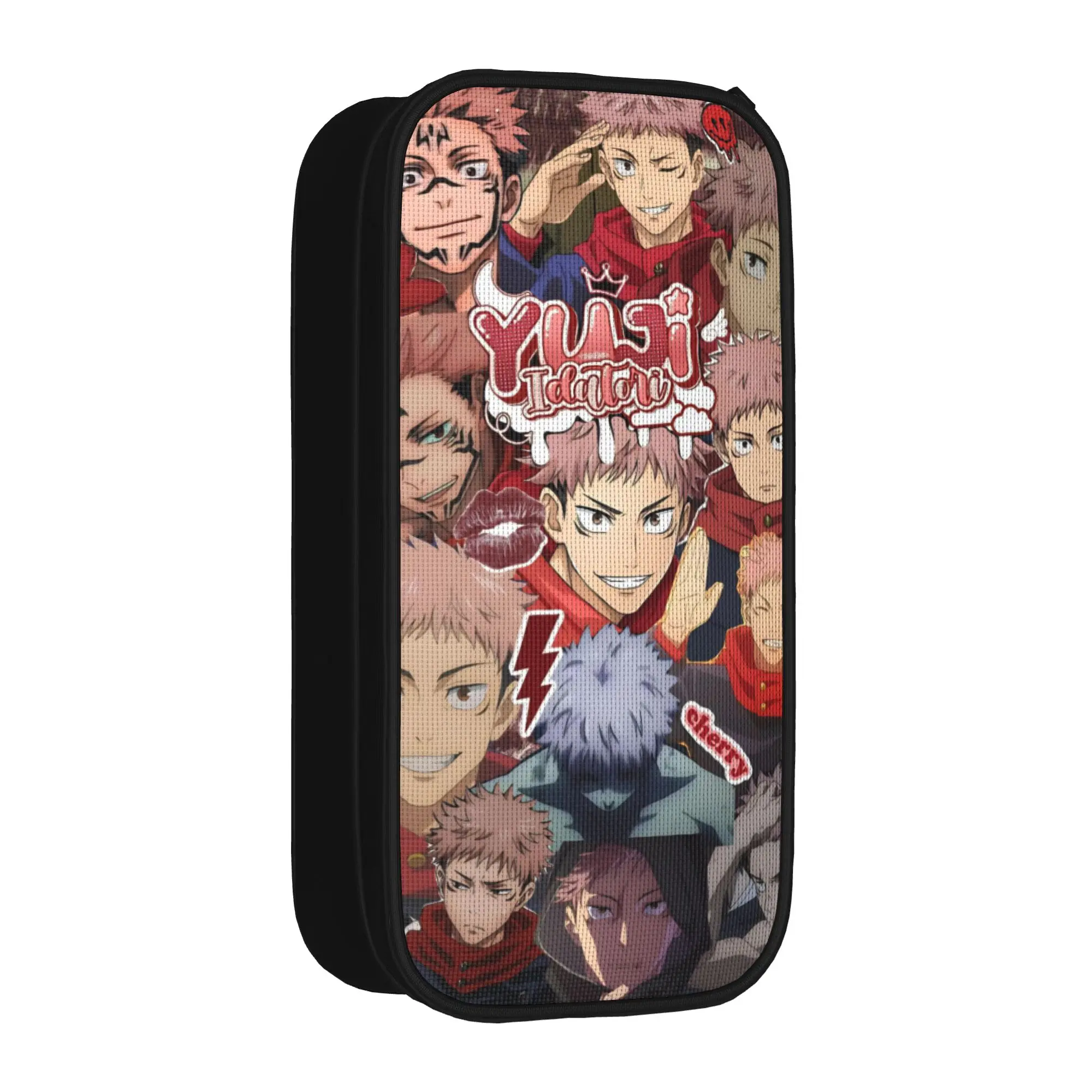 Itadori Yuji  Pencil Cases Creative   JJK Anime  Pen Box Bag Girls Boys Big Capacity Students School Gift Pencilcases