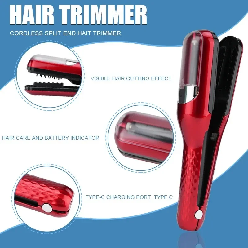 Automatic Hair Trimmer Split Ends Remover Professional Split Ends Hair Trimmer Remove Damaged Hair Rechargeable Hairdresser image 4