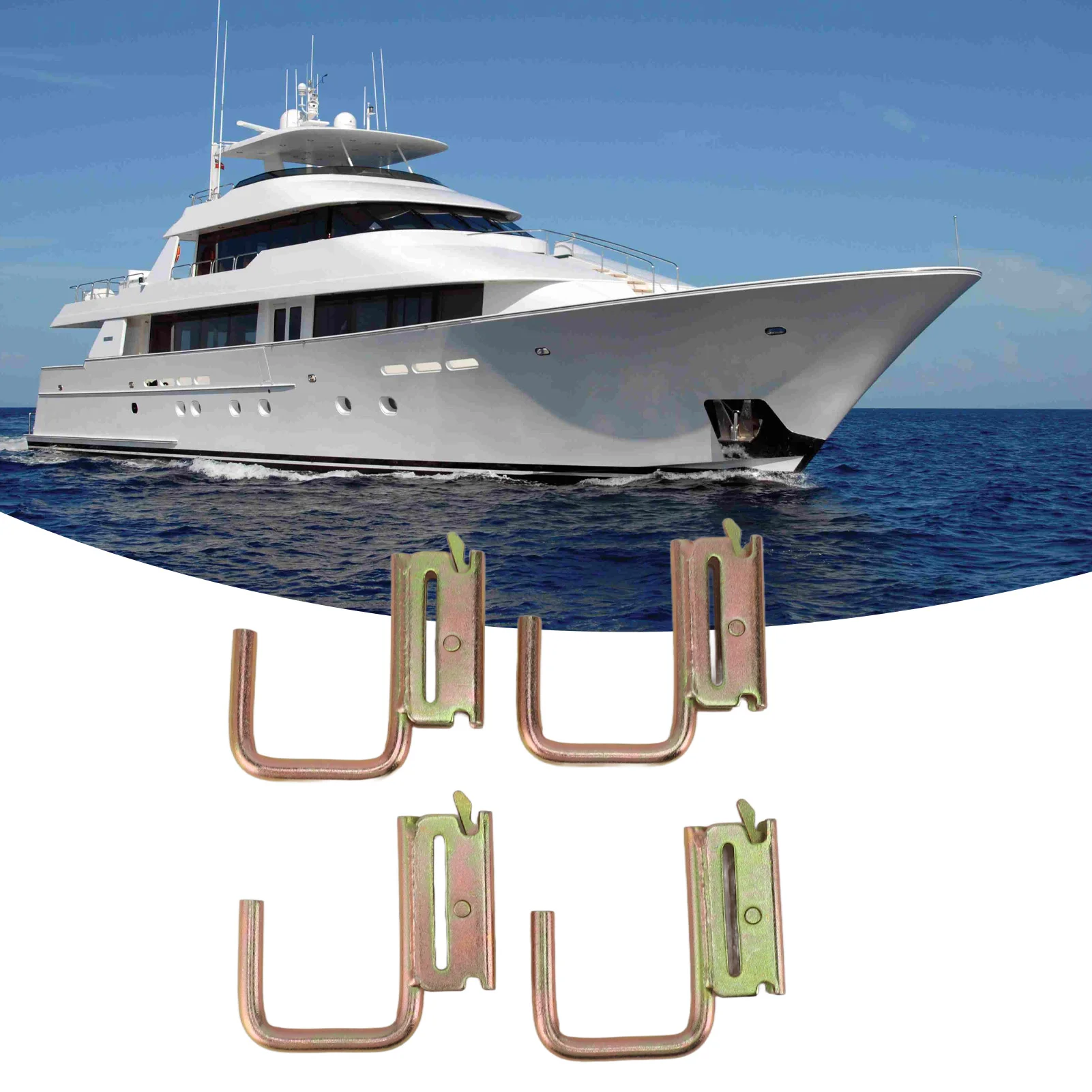 

E Track Hooks Maximum Load 1200 Pounds E Track J Hook Accessories for Rv Marine Bedroom Pickup Truck E Track Hanger