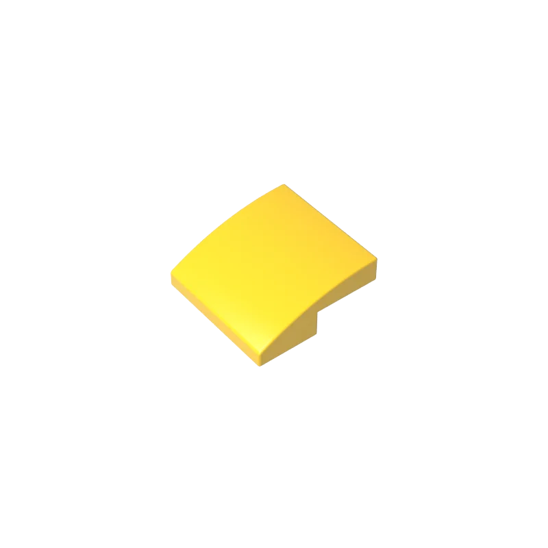고브릭스 1개 MOC 슬로프 곡선형 2 x 2 x 2/3 브릭 15068 78565 모델 빌딩 블록 부품 어린이 조립 장난감과 호환 가능