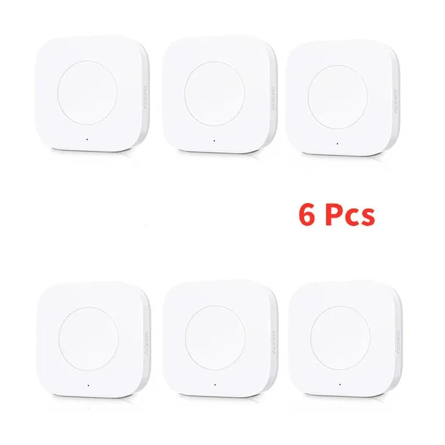 Aqara Sensor Smart Kabelloser Mini-Schalter Zigbee Ein-Tasten-Steuerknopf für Homekit Xiaomi Mihome Smart Home Sicherheit
