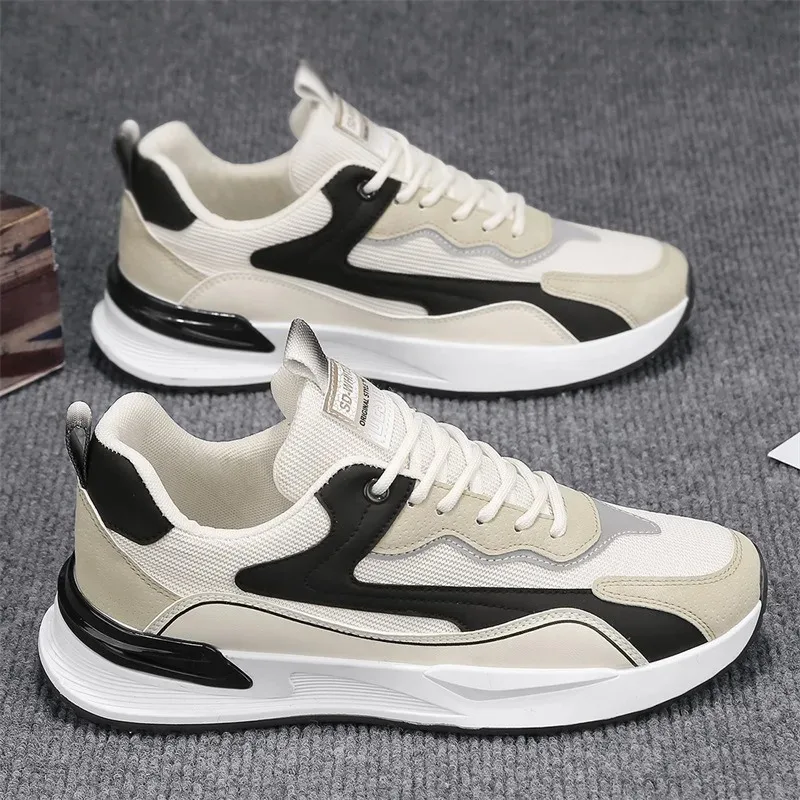 

Men's Sneakers Mesh Breathable Casual Shoes Luxury Tennis Training Shoes Mens Light Comfortable Sport Running Footwear Man Shoes