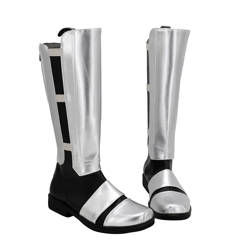 

NewCosplay Shoes Star Darth Revan Wars Silver Boots Costume Halloween Party Outfit For Women Accessories2025c;5,v'8.d;