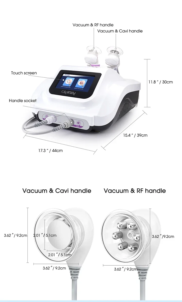 Portable CaVstorm cavitation body slimming 40k ultrasonic cavistorm 3.0 lipo cavitation machine with red led