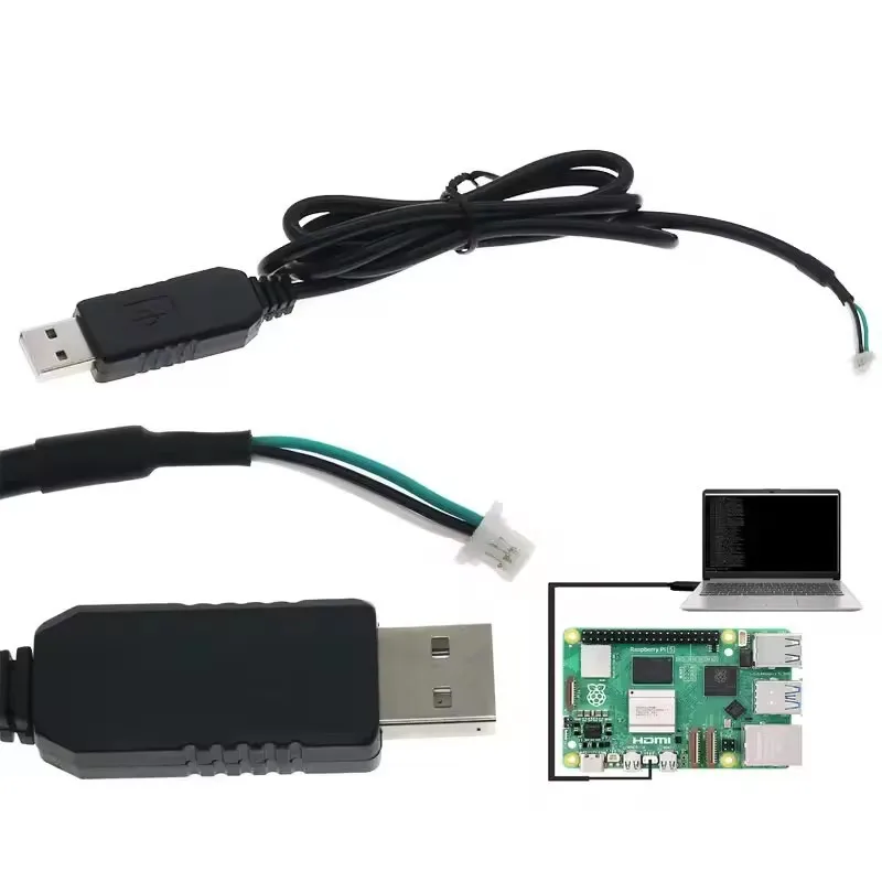 Terminale linea porta seriale Raspberry Pi5UARTDisplay Debug linea USBTurnTTLDownload