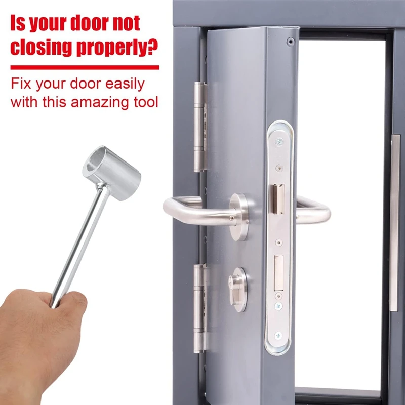 ГОРЯЧИЙ! Ключ для регулировки зазоров петель, инструмент для регулировки стальных дверных петель 0,91-0,98 дюйма, гаечный ключ для ремонта дверных петель, практичные инструменты