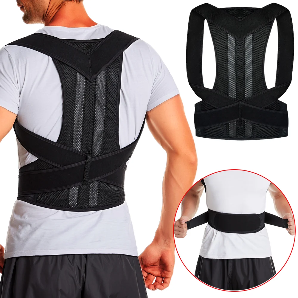 Back Posture Corrector Posture Support Corrector Back Straight Shoulders Brace Strap Corrector for Men Back Support Shapewear