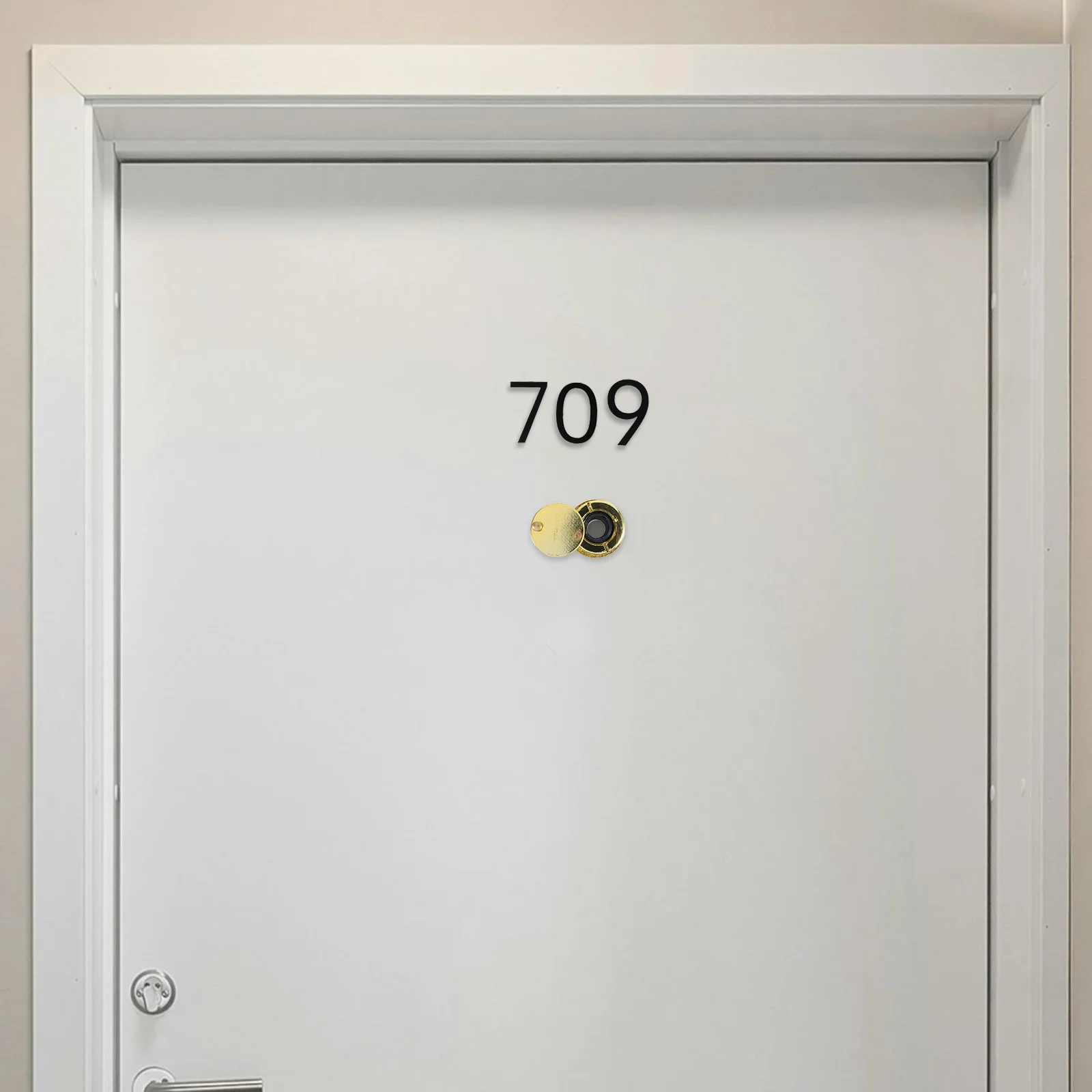 

10pcs Acrylic Door Numbers Adhesive Mailbox Address Signs Modern House Number Stickers For Apartment Office Room Street Entrance