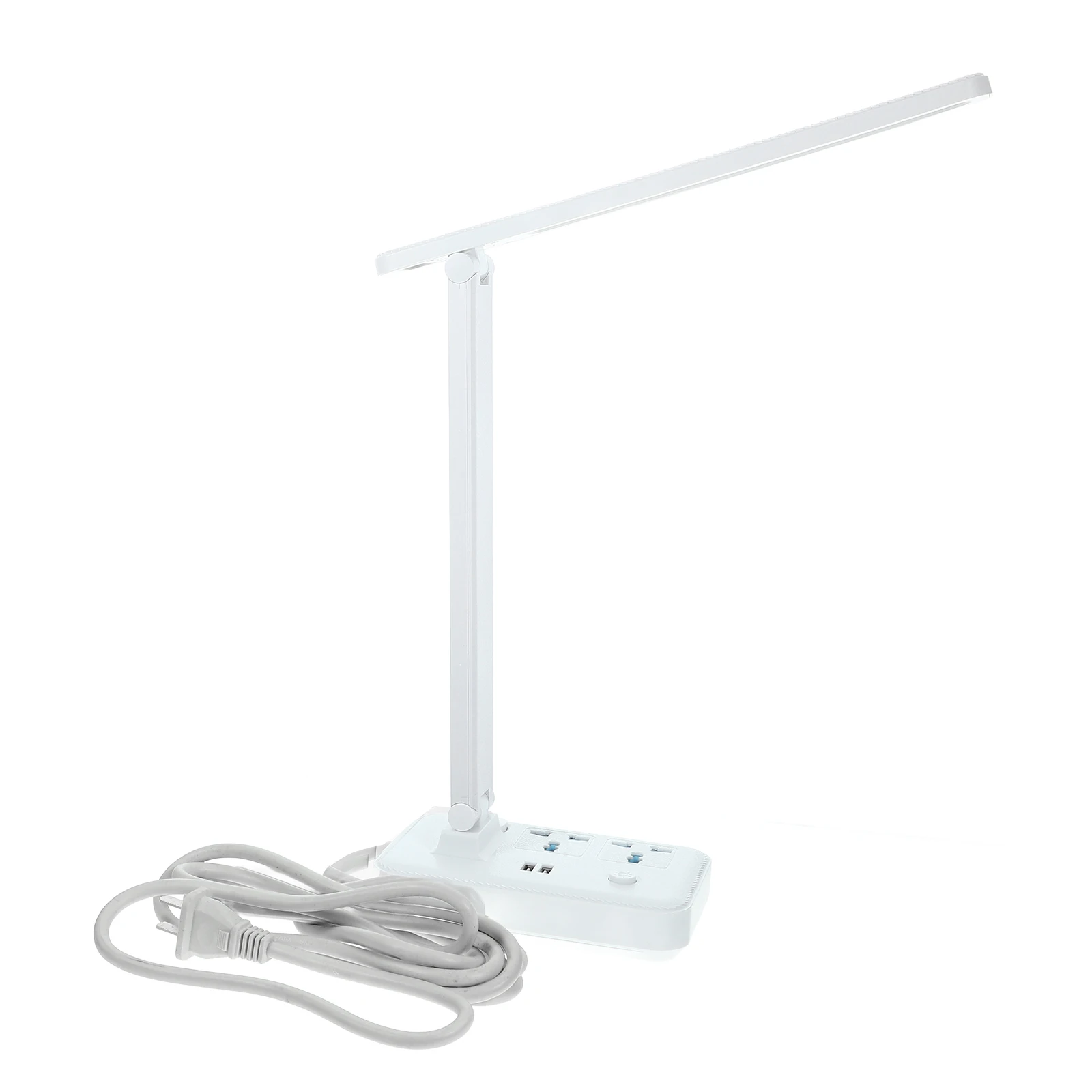 

Foldable Desk Lamp Power Strip 28m Cord White A6 Study Lights PVC Student Office Table Lamps Home Use Eye Protection Reading