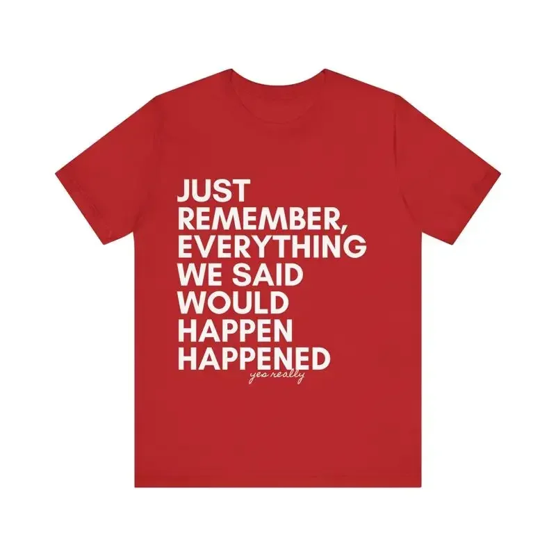 Predictive Proverbs T Shirt Top Centered Jersey