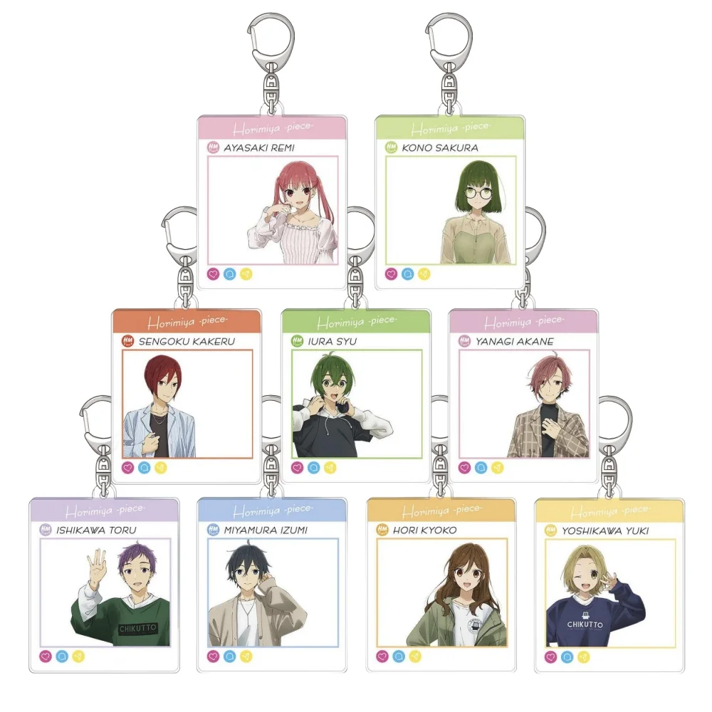 Anime Peripheral Store Horimiya Kyoko Hori Izumi Toru Remi Yuki The Missing Ver Acrylic Keychain Pendant Fans Gifts About 6cm