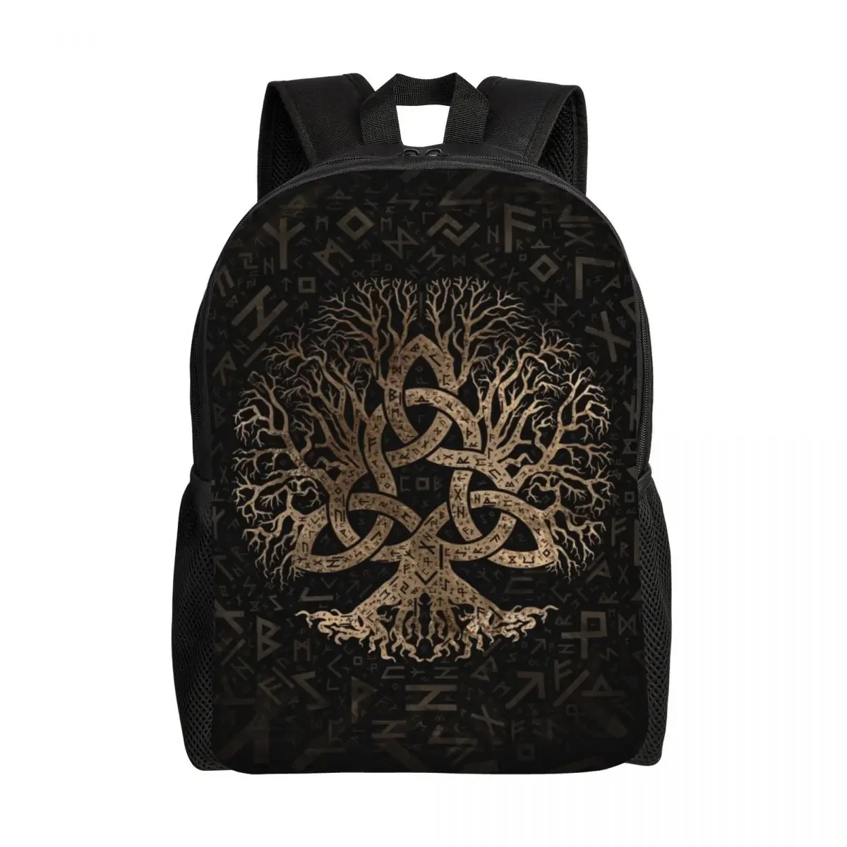 Drzewo życia Plecak podróżny Mężczyźni Kobiety Student School Bookbag 16-calowy plecak na laptopa Viking Pattern Print Daypack Yggdrasil Bag