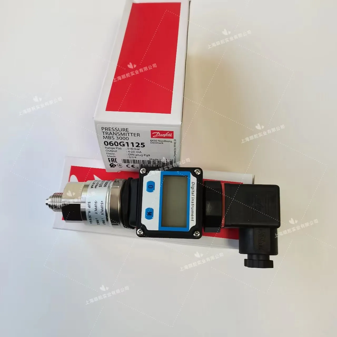Dan-foss MBS3000 060G1125 is equipped with an adjustable range of liquid crystal digital display meters