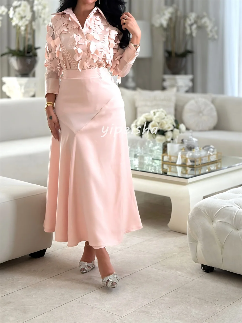 Custom Modern Midi Dresses - alternate angle
