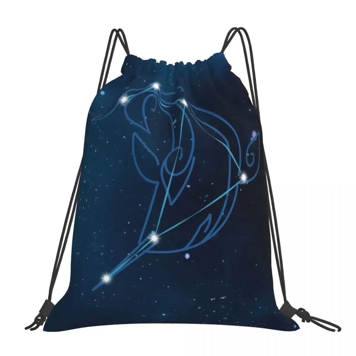 

ChildeTartaglia Constellation Genshin Backpack Drawstring Bags Drawstring Bundle Pocket Sundries Bag Book Bags For Man Woman