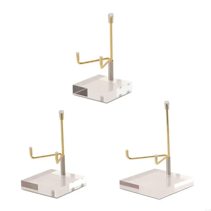 

Elegant Adjustable Hook Crystals Stand Practical Tangling and Showcases Your Collection Home Accessory Decoration