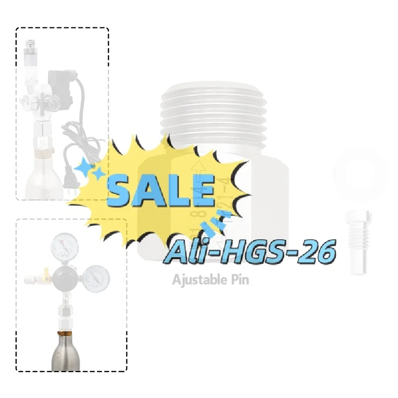 

Переходник CO2 TR21-4 на W21.8-14 — преобразователь для газированной воды, аквариума, домашних пивных систем Corny Keg