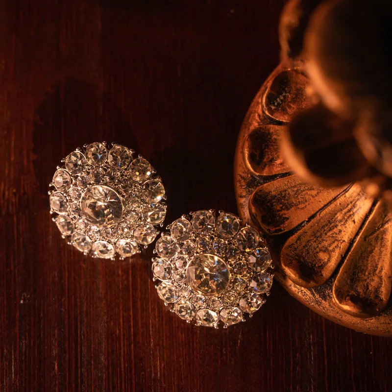 

Antique Czech diamond stud earrings for women jewlry whosale