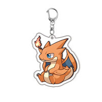 New Anime Cartoon Flat Acrylic Keychain Elfin Figure Backpack pendant Key chains Kawaii Cute Pendant Dolls Boys Gifts