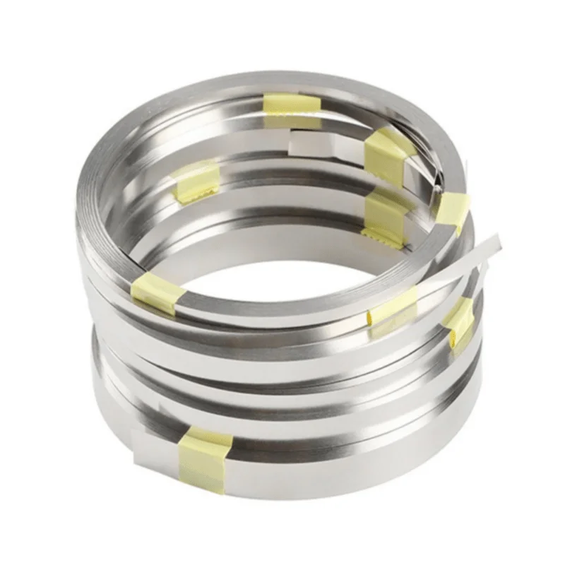 1 لفة 10 متر 18650 بطارية ليثيوم أيون النيكل ورقة لوحة النيكل مطلي حزام ناقل من الفولاذ موصل الشريط ماكينة لحام نقطي لحام البطارية #3