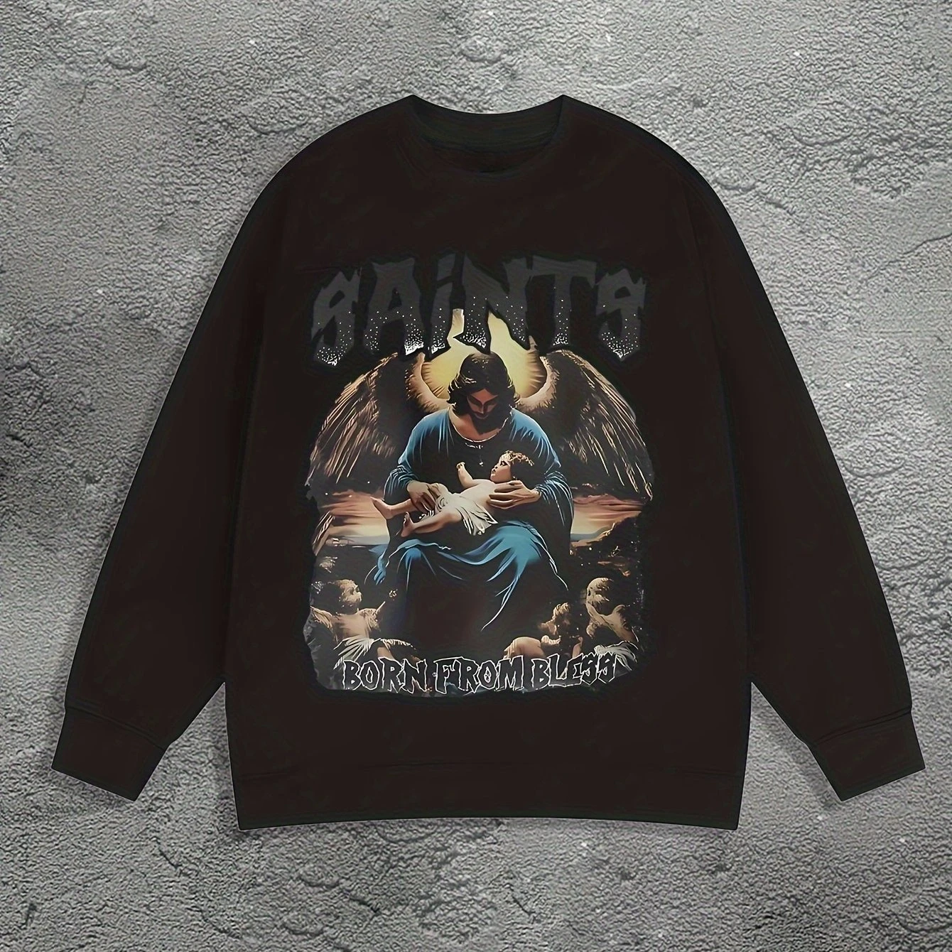 

Готический христианский узор с принтом, осенне-зимняя мужская и женская спортивная одежда с длинными рукавами, повседневная свободная уличная одежда