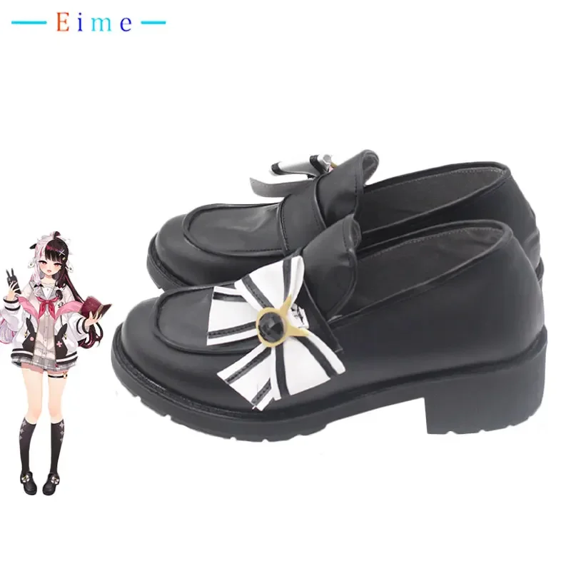 Yorumi Rena Scarpe Cosplay Vtuber Cosplay Prop Scarpe in pelle PU Stivali di carnevale di Halloween realizzati su misura