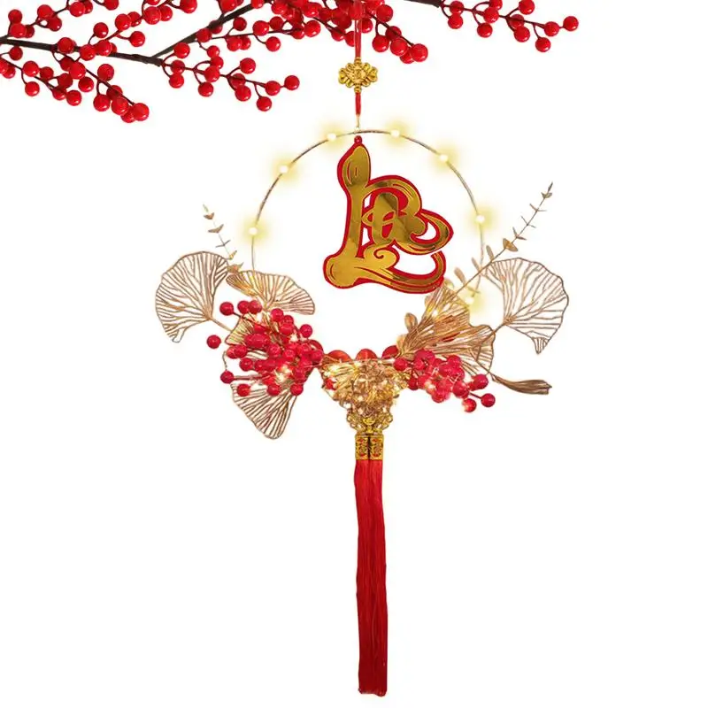 

Vietnamese New Year Decorations 2025 Lighted Year Of The Snake Hangable Decor New Year Decorations Festive Hangable Fu Character