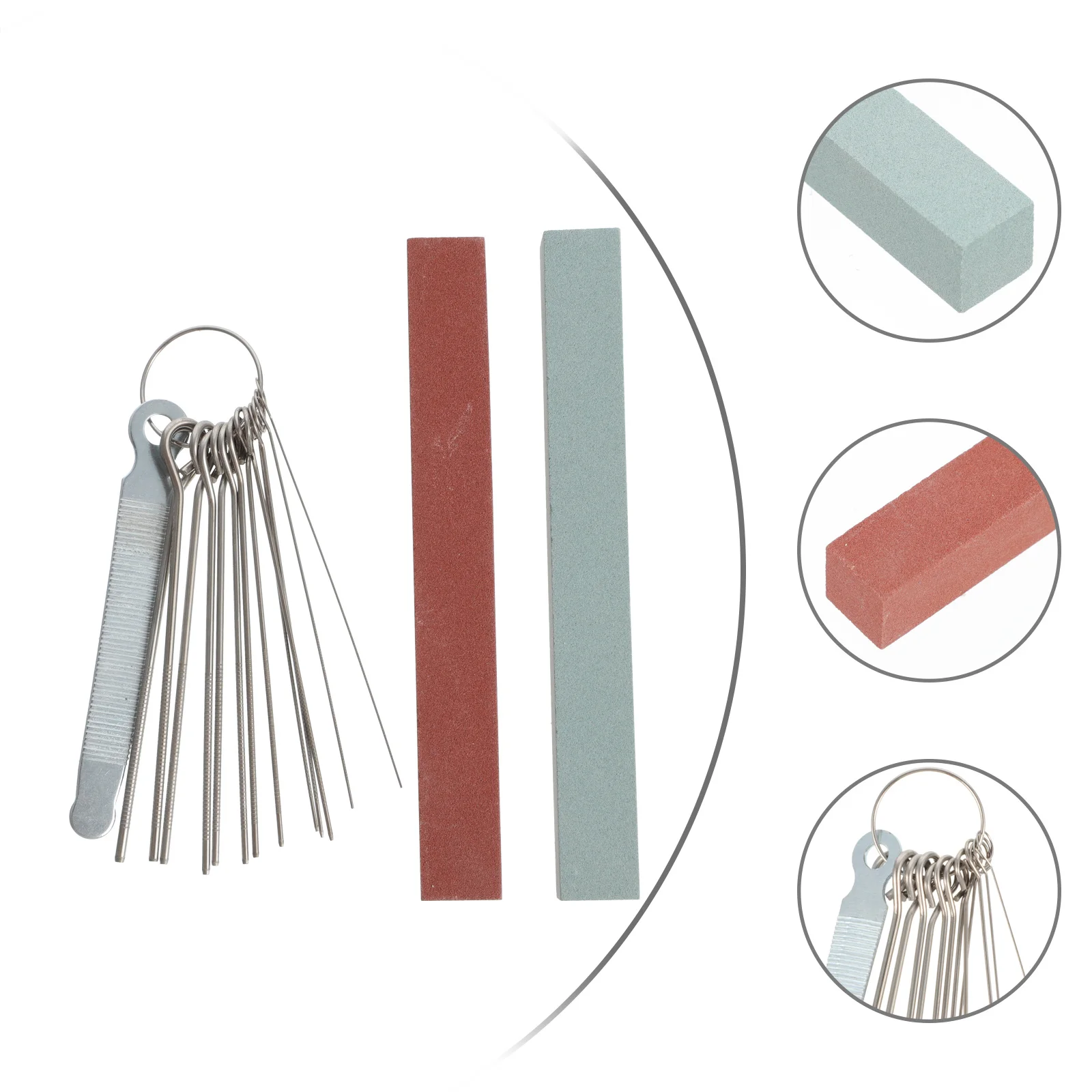 

1Set Guitar Repair Tools Guitar Nut File Polishing Grinding Stone for Bridge Saddle Bass Maintenance Bass Nut File