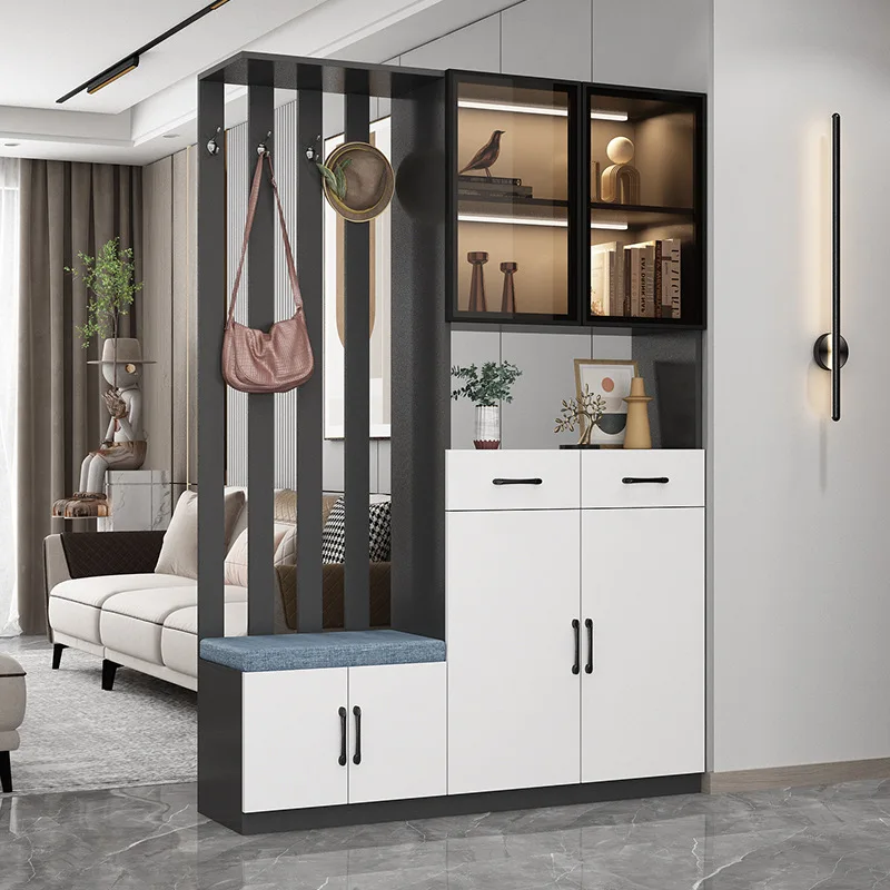 

Entrance Modern living room cabinet Door wine Shoe Double-sided screen