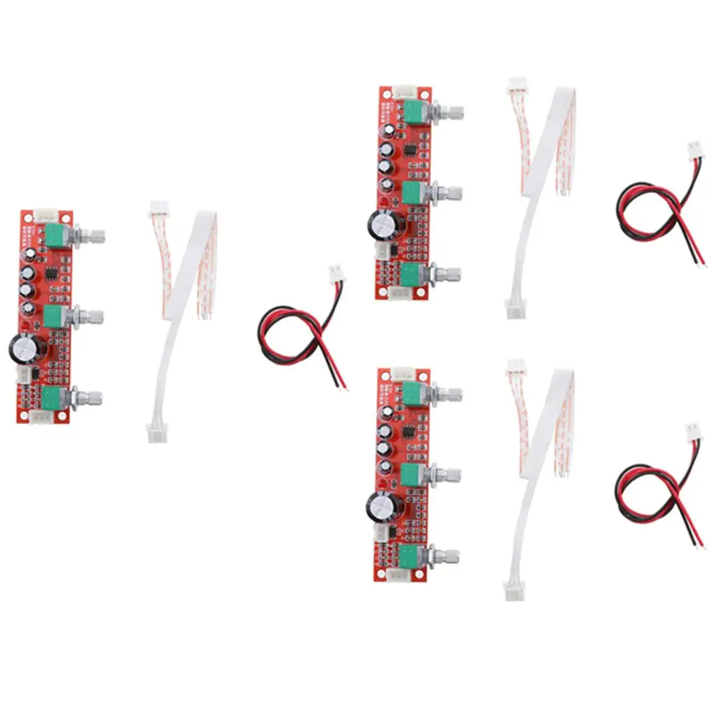 

Bass Treble Volume Control Preamp Board NE5532 Audio Module Tone Board for DIY Home Audio Project