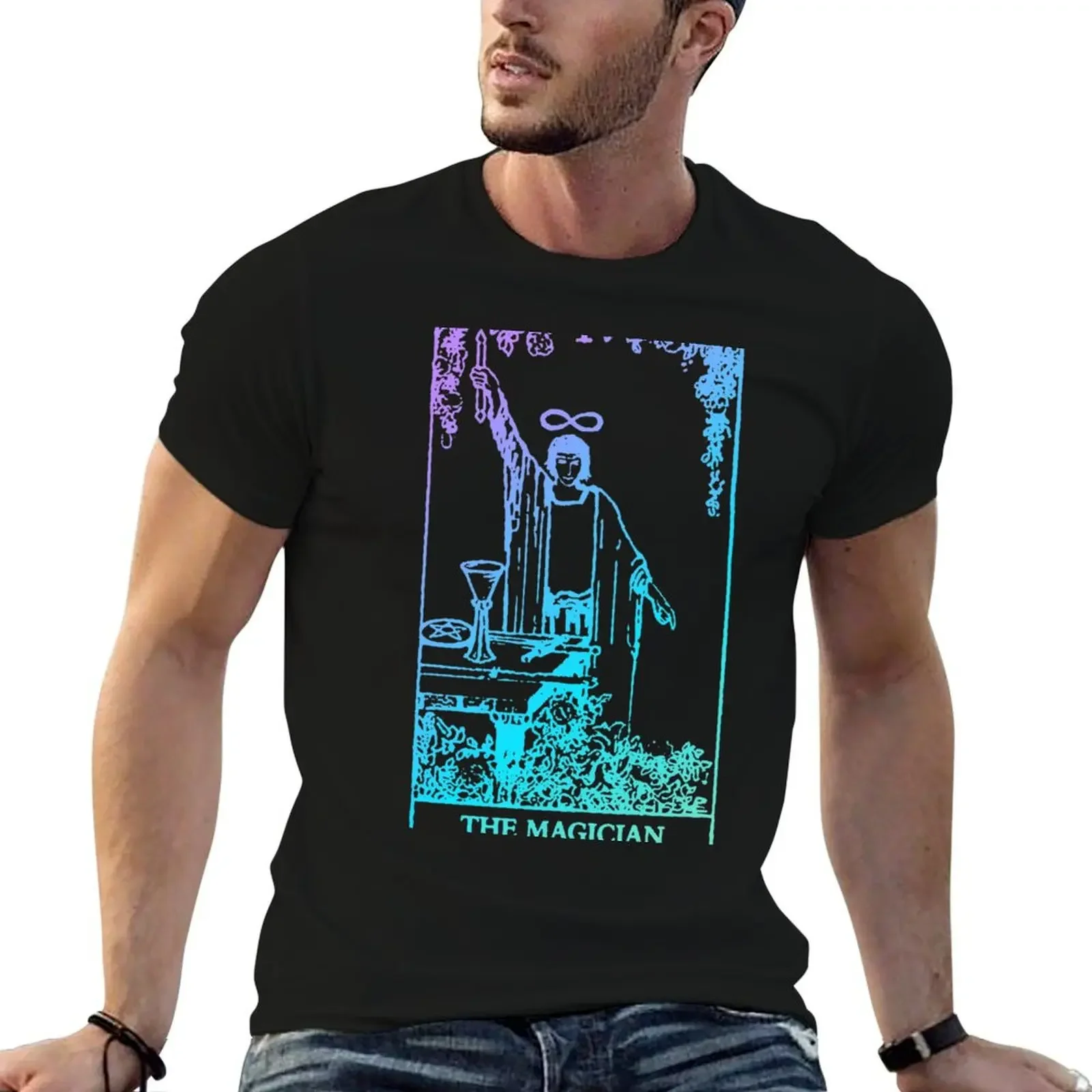 The Magician Tarot Card Rider Waite Witchy T-Shirt vintage graphic tee cute clothes graphic shirts designer t shirt men