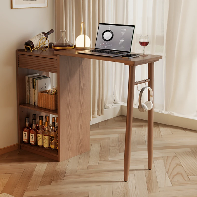 شقة صغيرة طاولة طعام ضيقة للغاية ضوء فاخر مفتوح طاولة بار لهجة عادية تصميم بار الأثاث بارو ستالاس XY40JBZ